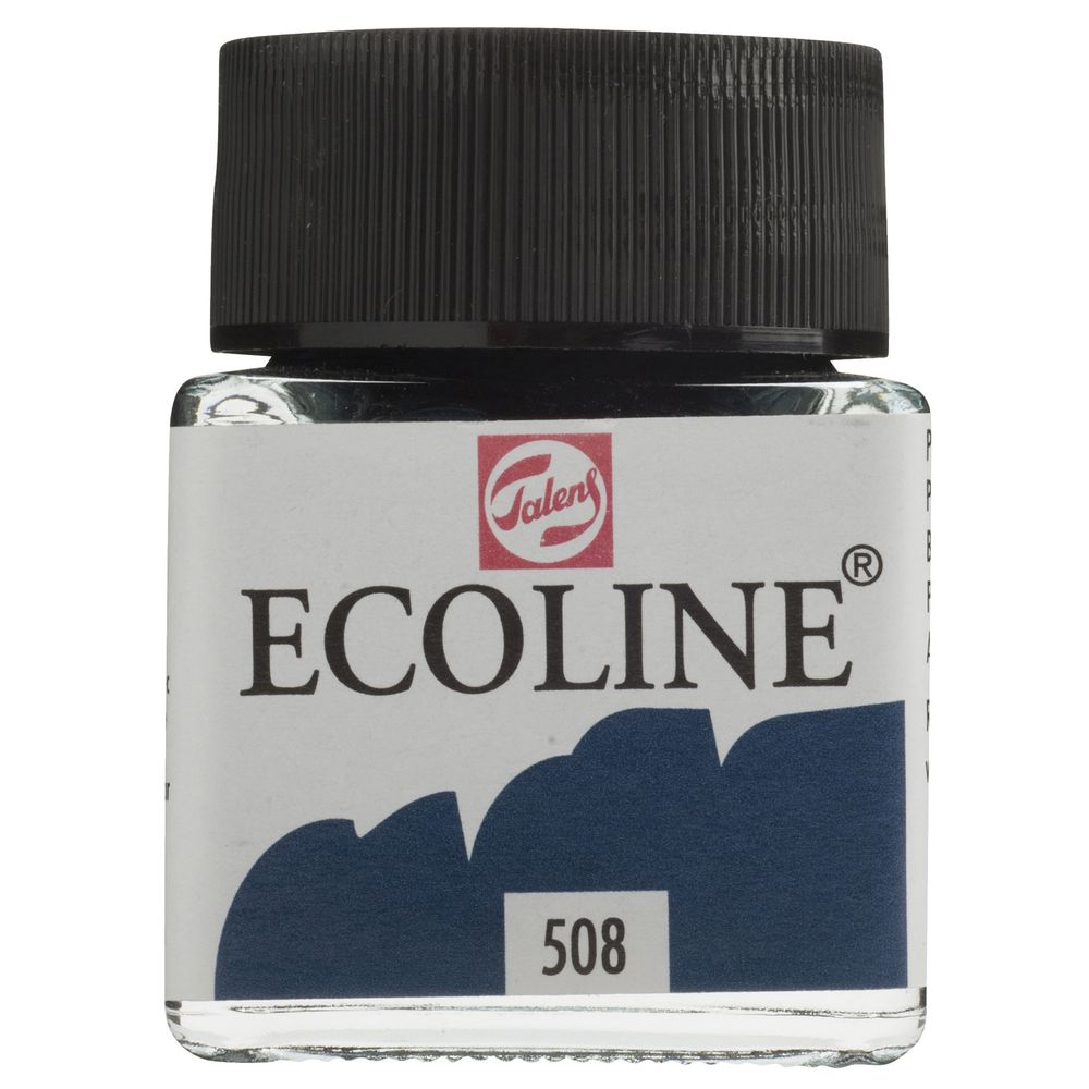 Ecoline Liquid Watercolour Paint 30mL Prussian Blue
