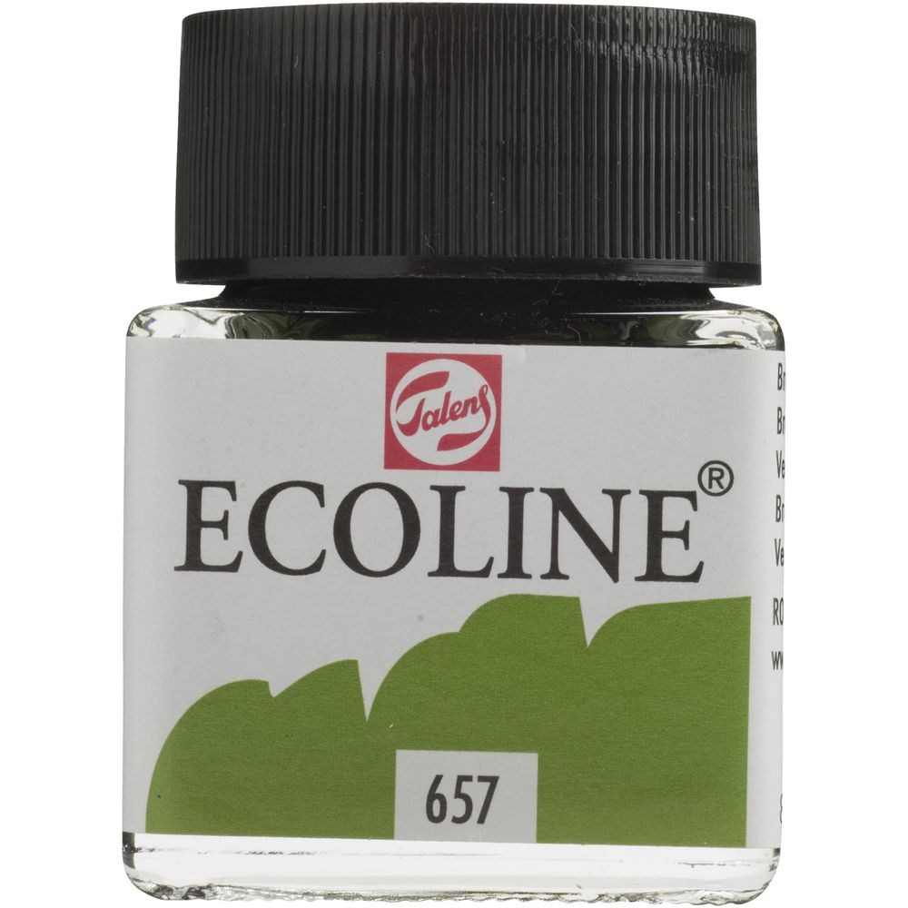 Ecoline Liquid Watercolour Paint 30mL Bronze Green