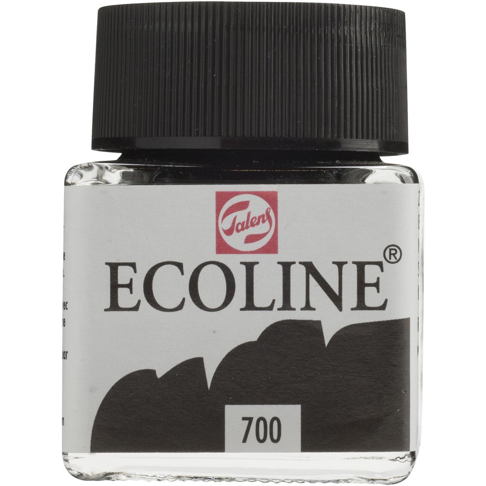 Ecoline Liquid Watercolour Paint 30mL Black