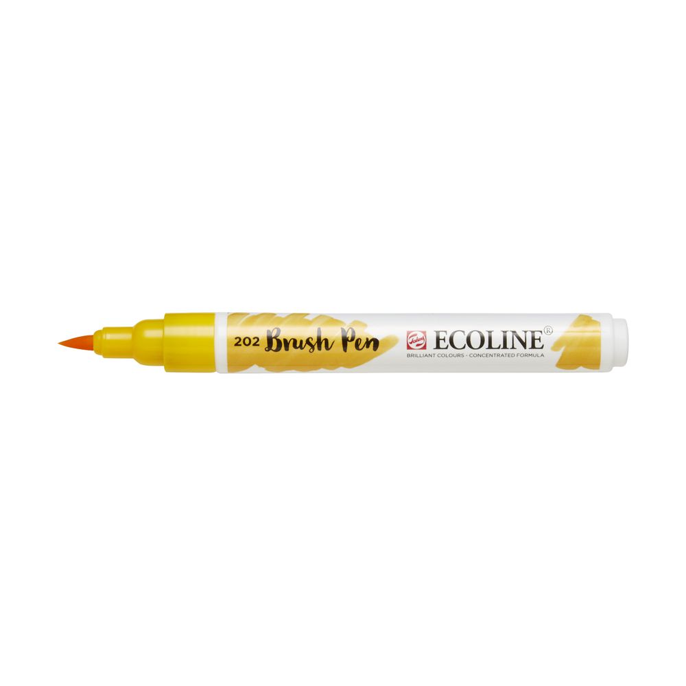 Ecoline Liquid Watercolour Brush Pen Deep Yellow