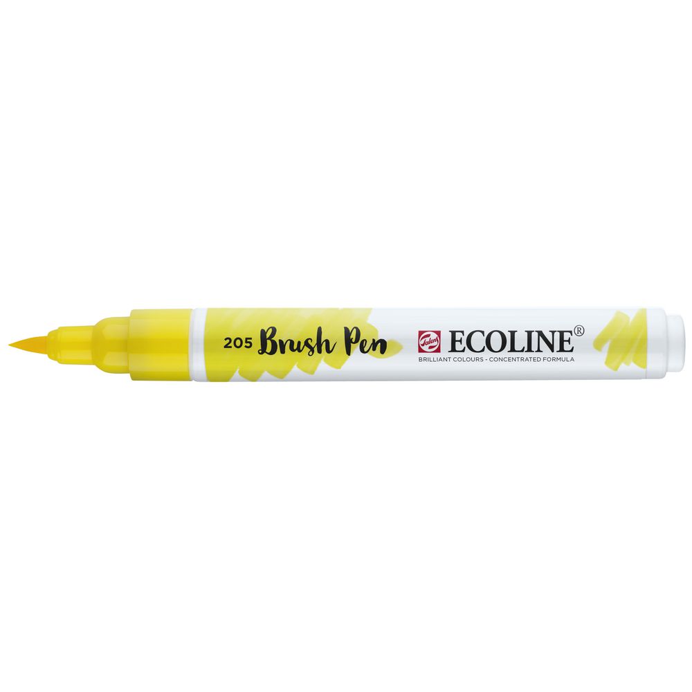 Ecoline Liquid Watercolour Brush Pen Lemon Yellow