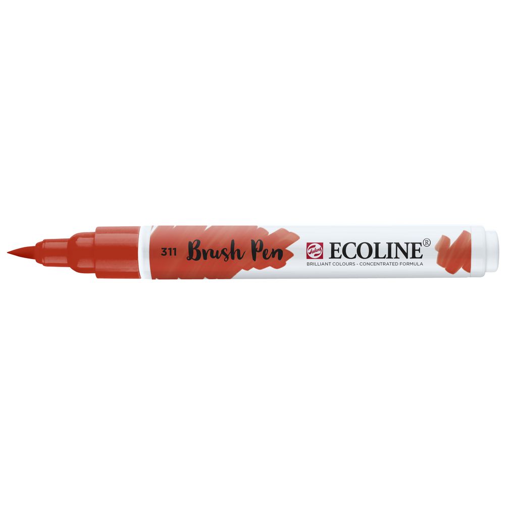 Ecoline Liquid Watercolour Brush Pen Vermilion