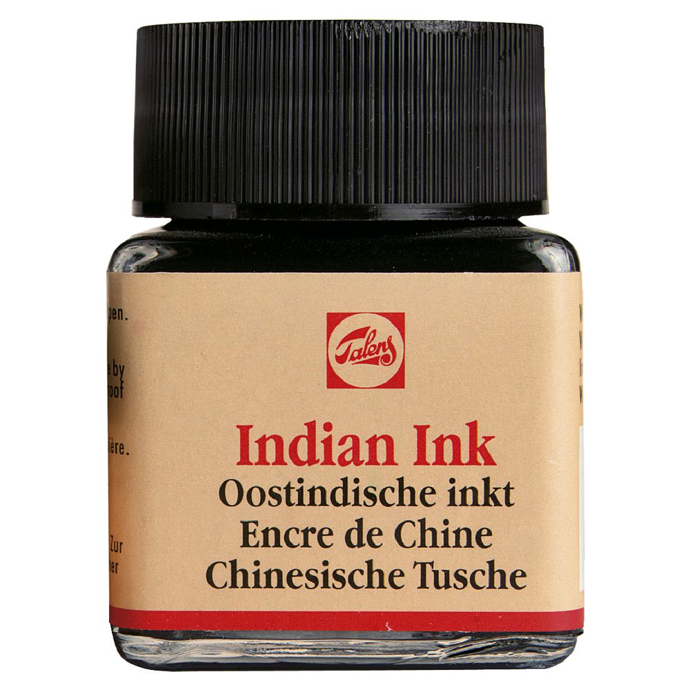 Talens Drawing Ink 30mL Black
