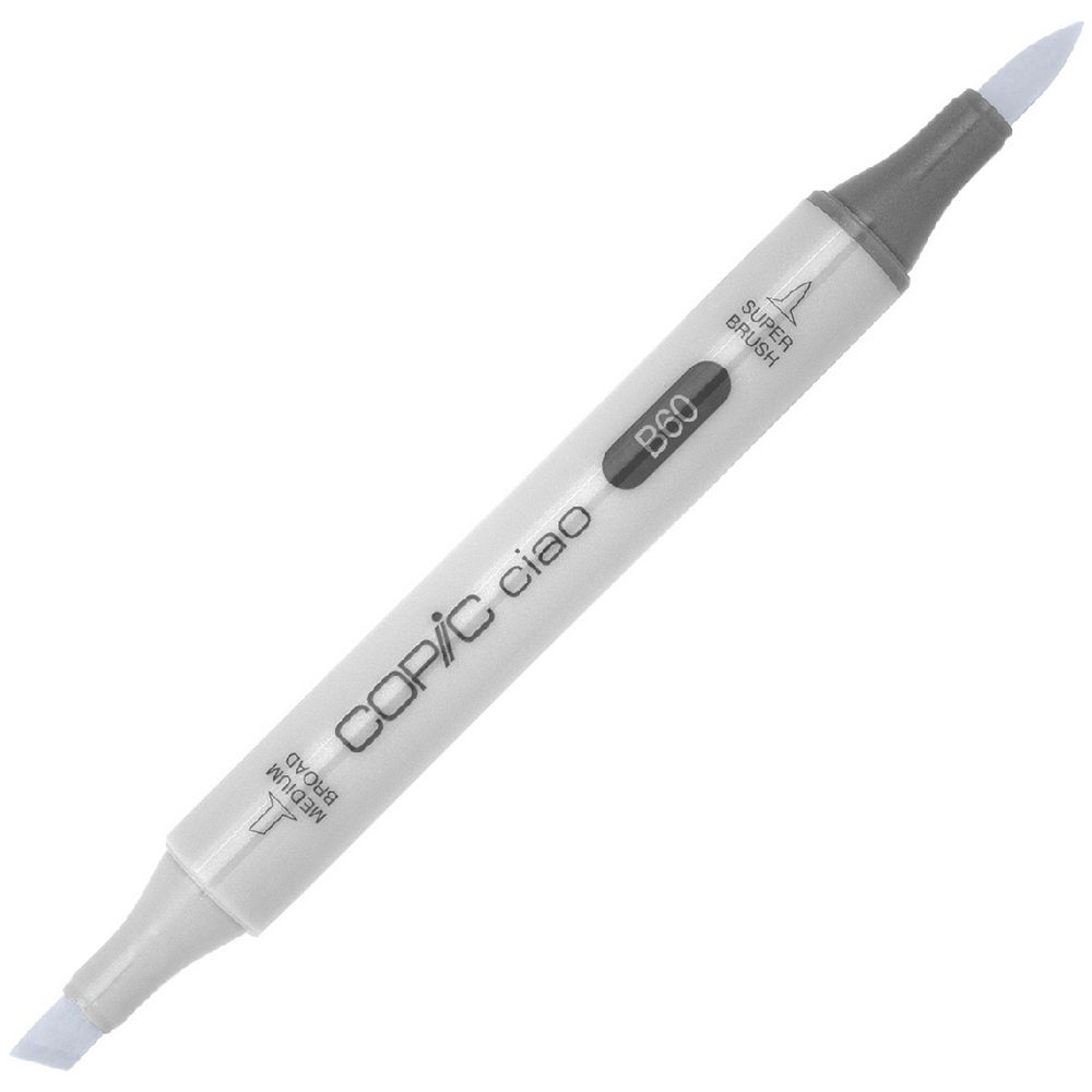 Copic Ciao Dual Nib Marker B60 Pale Blue Gray