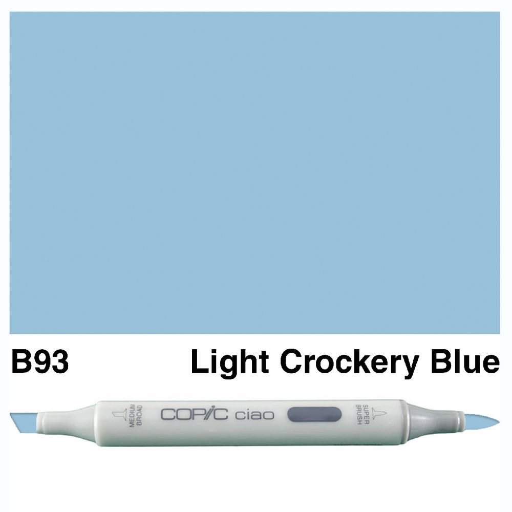 Copic Ciao Dual Nib Marker B93 Light Crockery Blue
