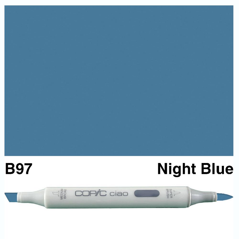 Copic Ciao Dual Nib Marker B97 Night Blue