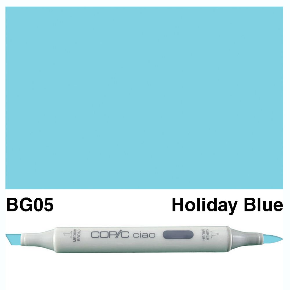 Copic Ciao Dual Nib Marker BG05 Holiday Blue