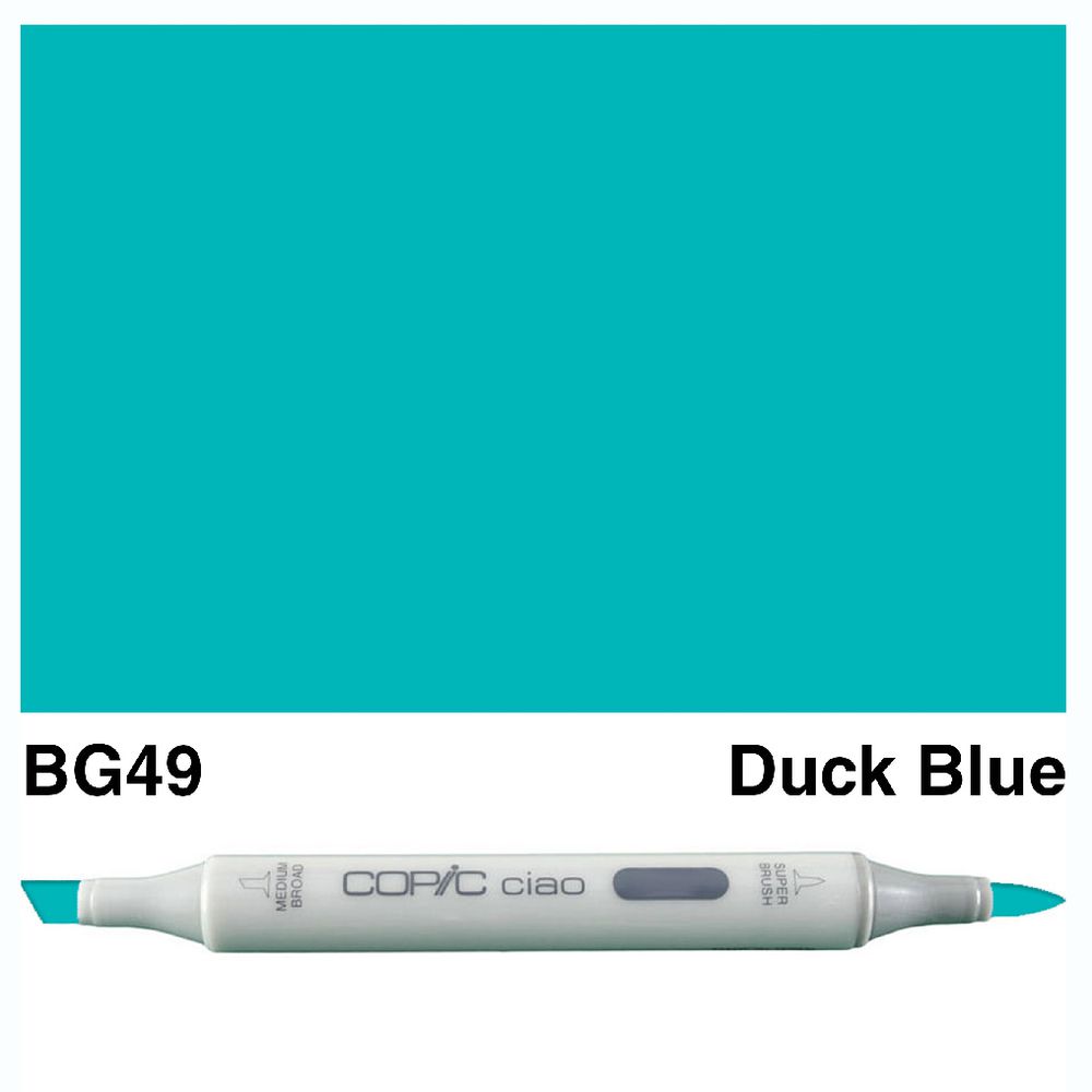Copic Ciao Dual Nib Marker BG49 Duck Blue