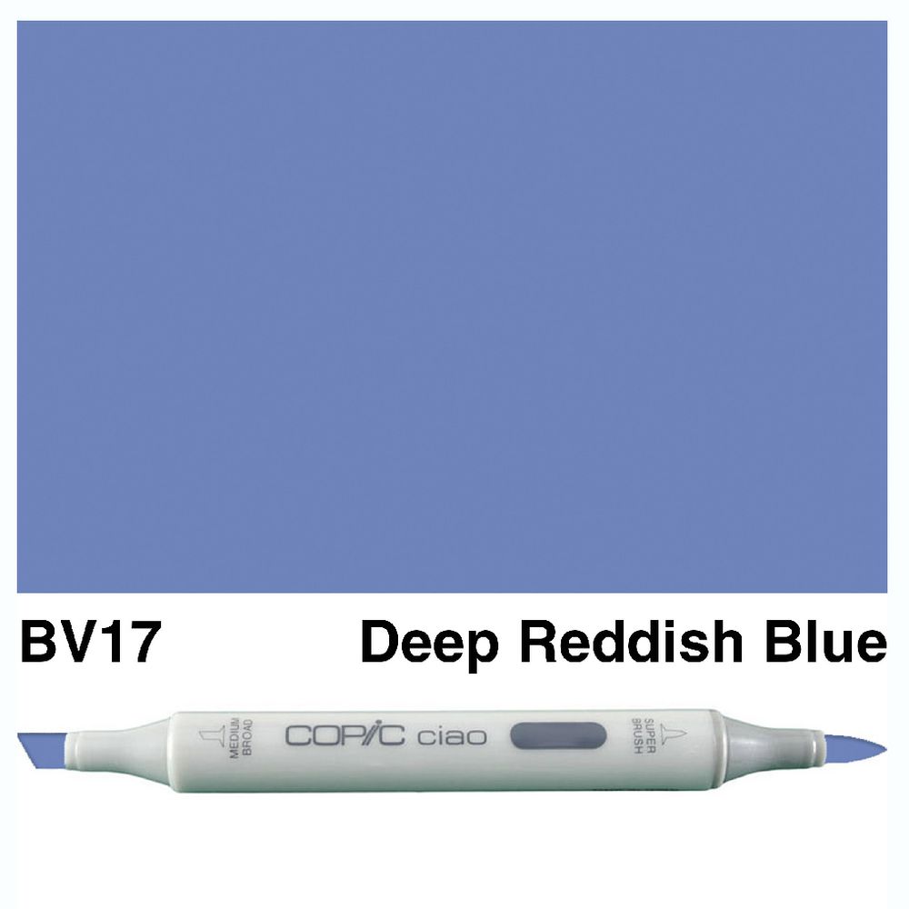 Copic Ciao Dual Nib Marker BV17 Deep Reddish Blue