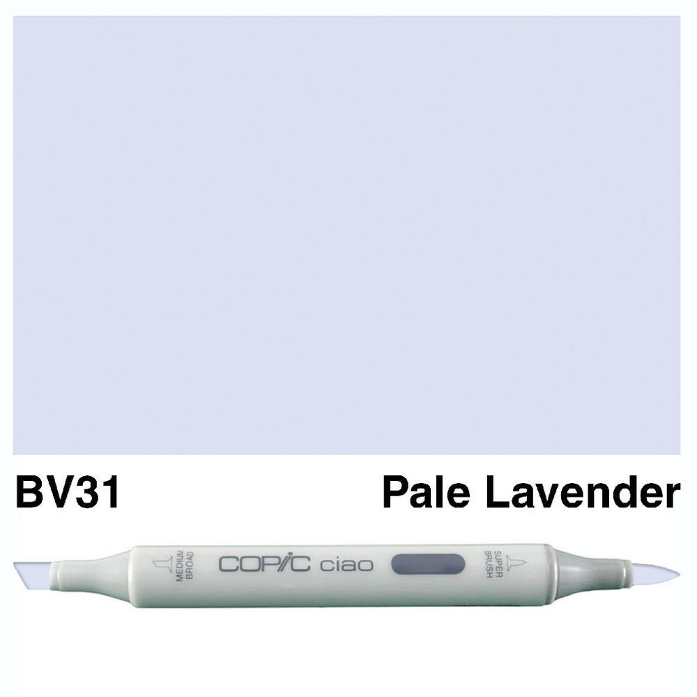 Copic Ciao Dual Nib Marker BV31 Pale Lavender