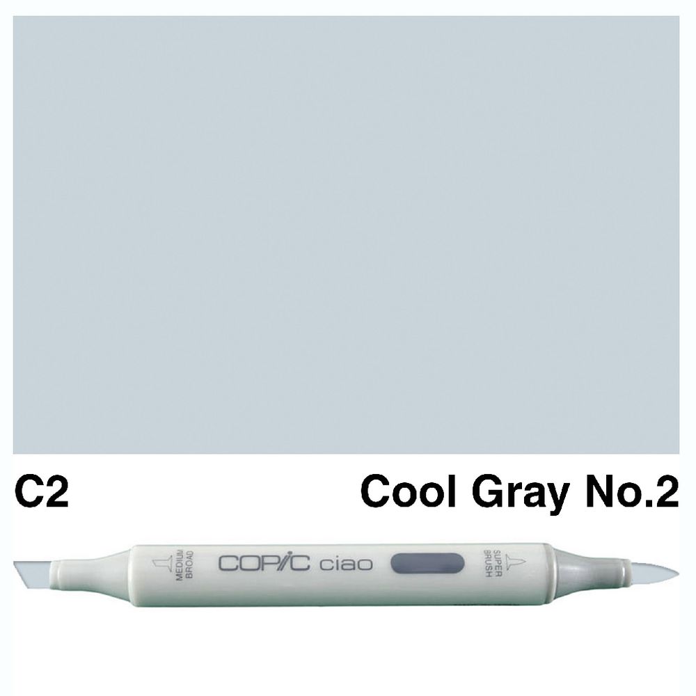 Copic Ciao Dual Nib Marker C2 Cool Gray No.2
