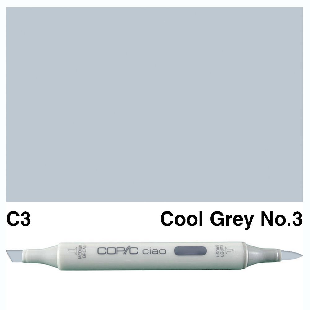 Copic Ciao Dual Nib Marker C3 Cool Grey No.3