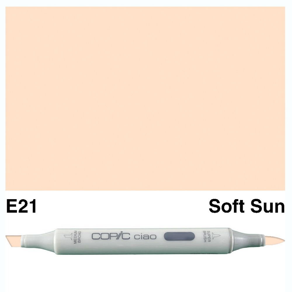 Copic Ciao Dual Nib Marker E21 Soft Sun