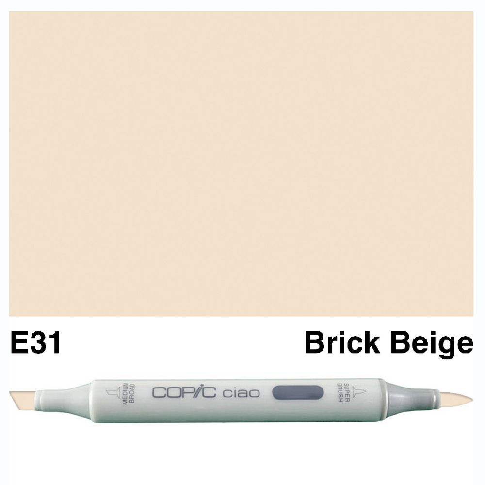 Copic Ciao Dual Nib Marker E31 Brick Beige