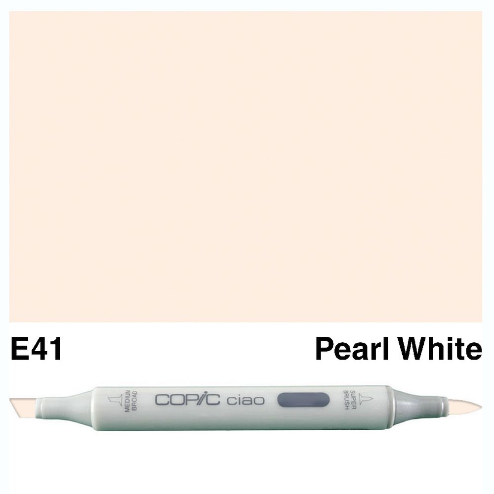 Copic Ciao Dual Nib Marker E41 Pearl White