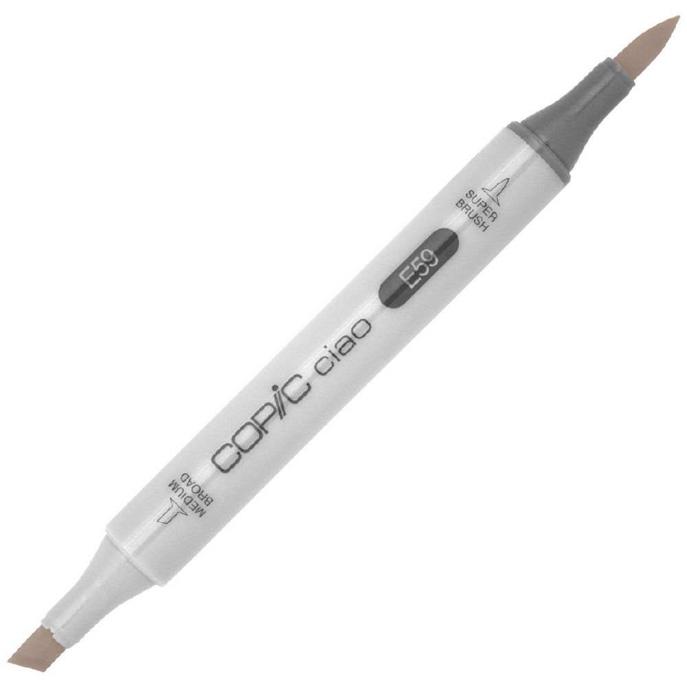 Copic Ciao Dual Nib Marker E59 Walnut