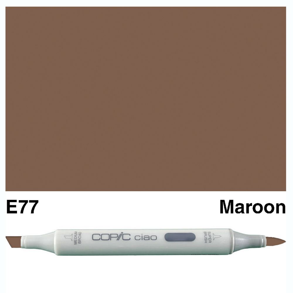 Copic Ciao Dual Nib Marker E77 Maroon