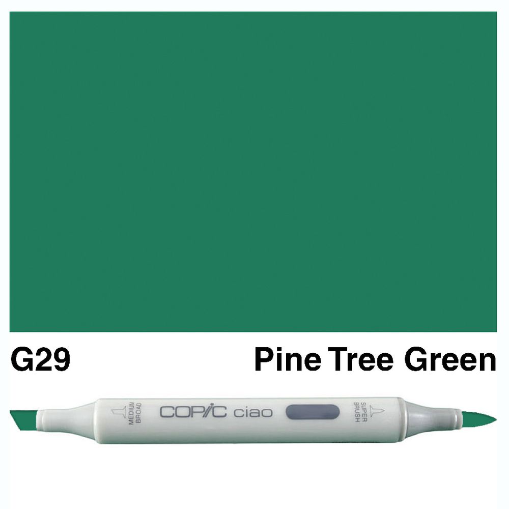 Copic Ciao Dual Nib Marker G29 Pine Tree Green
