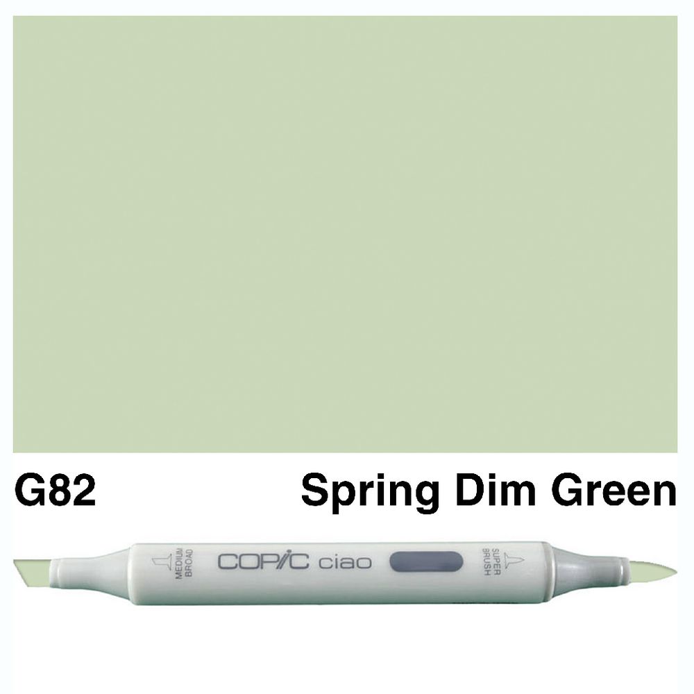 Copic Ciao Dual Nib Marker G82 Spring Dim Green