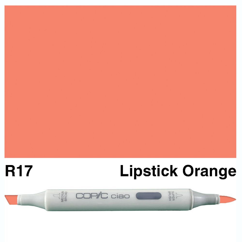 Copic Ciao Dual Nib Marker R17 Lipstick Orange