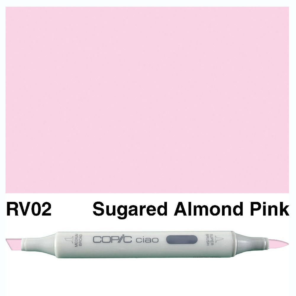 Copic Ciao Dual Nib Marker RV02 Sugared Almond Pink