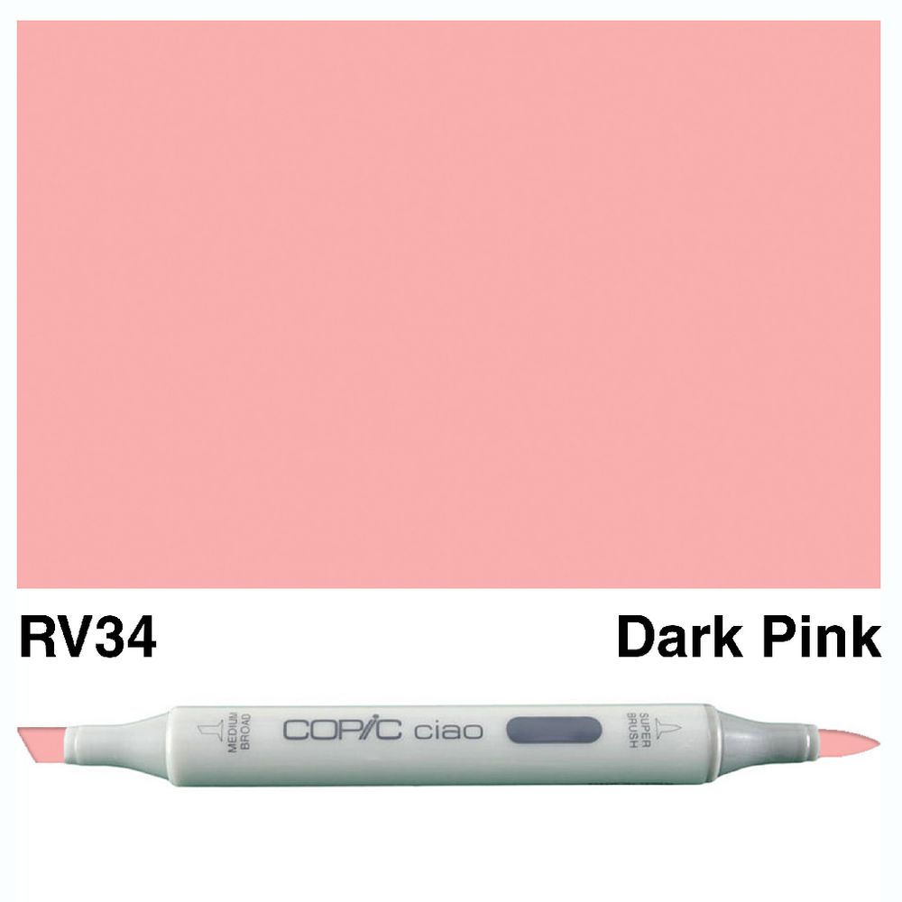 Copic Ciao Dual Nib Marker RV34 Dark Pink