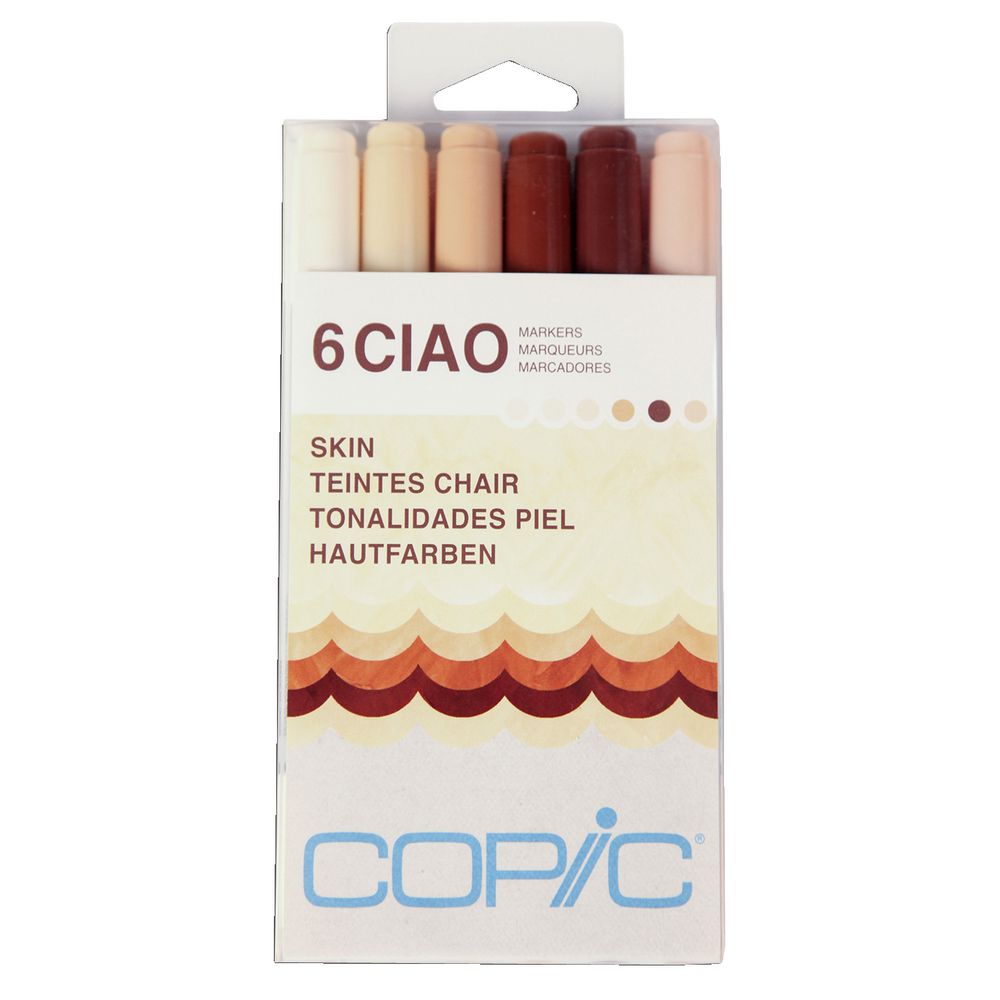 Copic Ciao Markers Skin 6 Pack