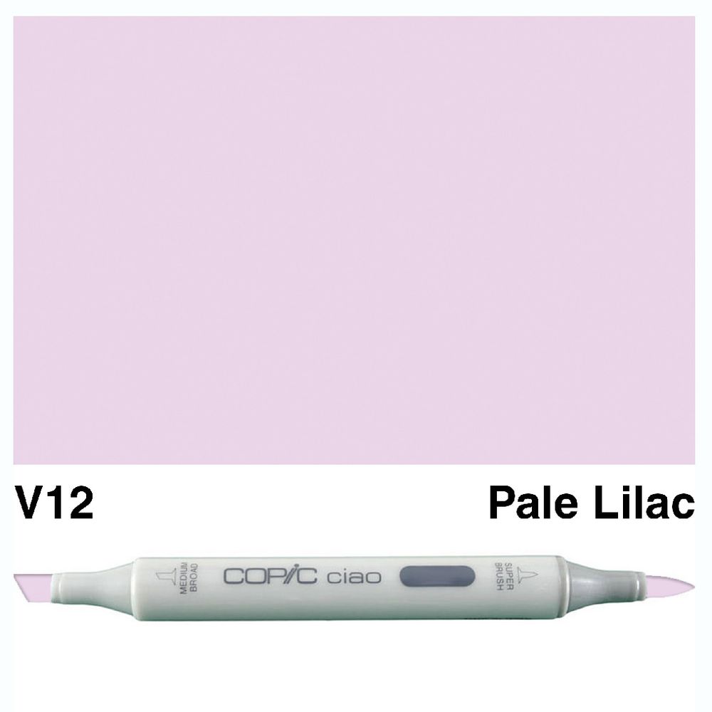 Copic Ciao Dual Nib Marker V12 Pale Lilac