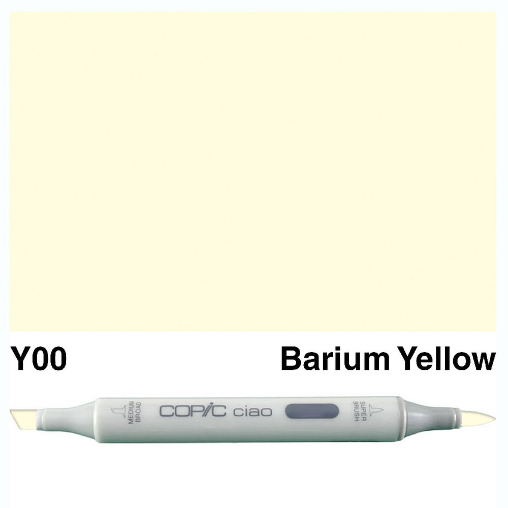 Copic Ciao Dual Nib Marker Y00 Barium Yellow
