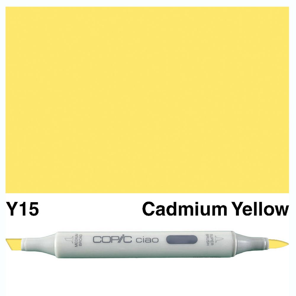 Copic Ciao Dual Nib Marker Y15 Cadmium Yellow