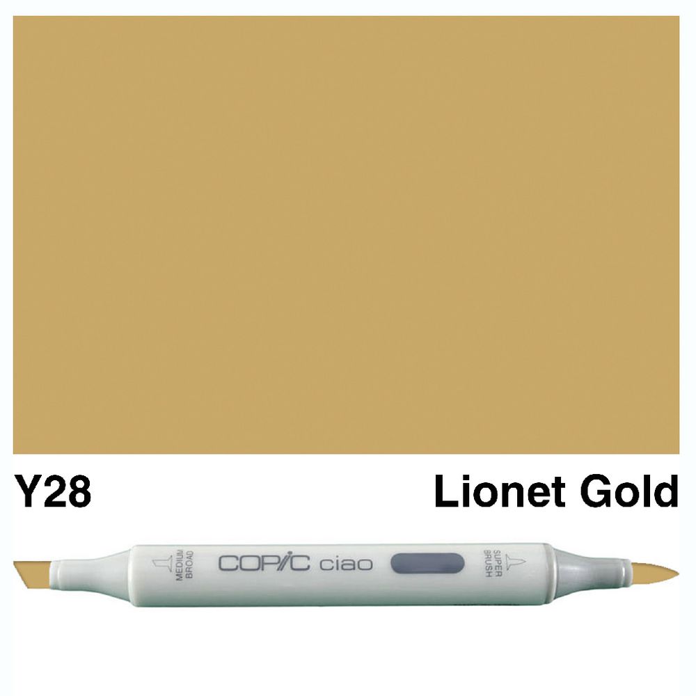 Copic Ciao Dual Nib Marker Y28 Lionet Gold
