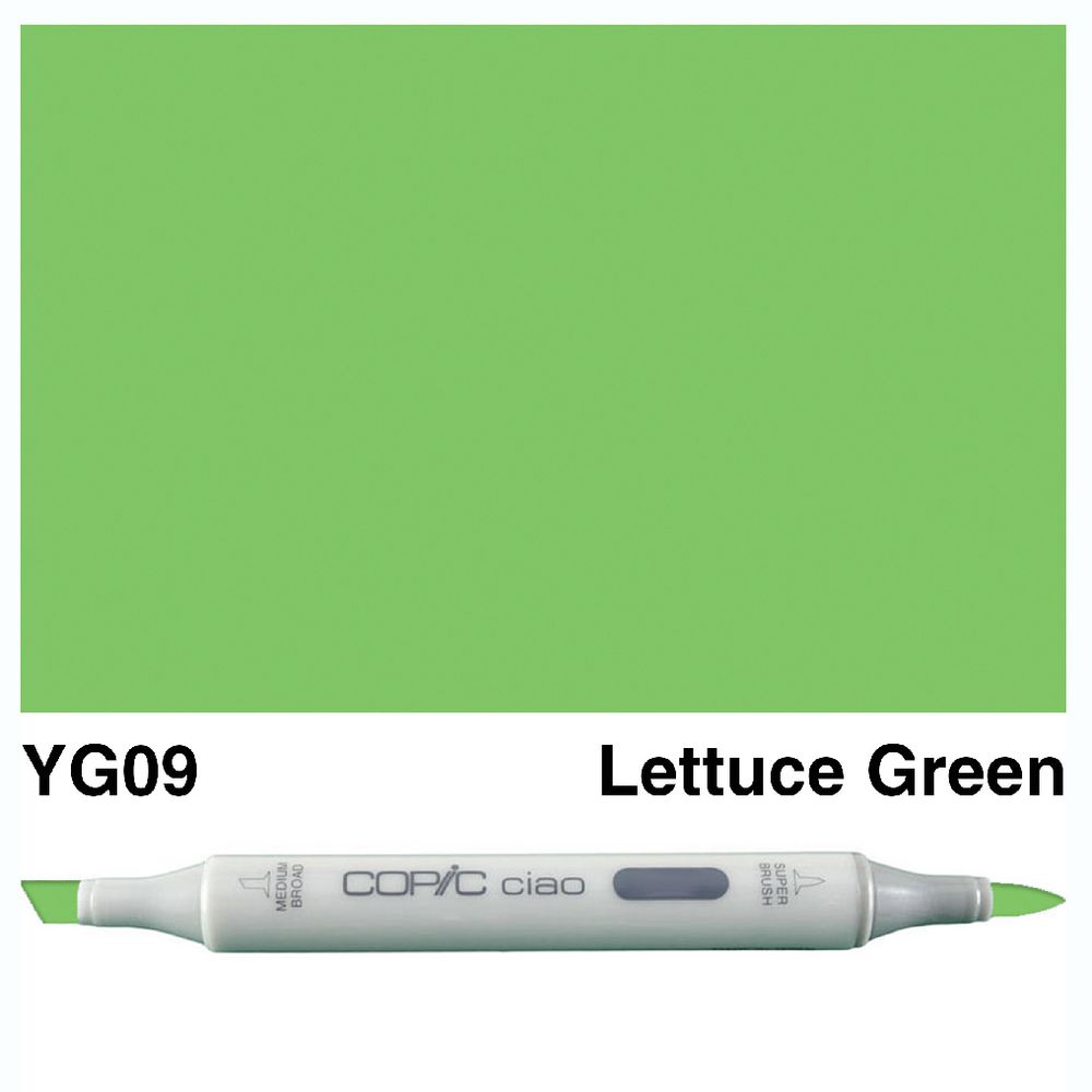 Copic Ciao Dual Nib Marker YG09 Lettuce Green
