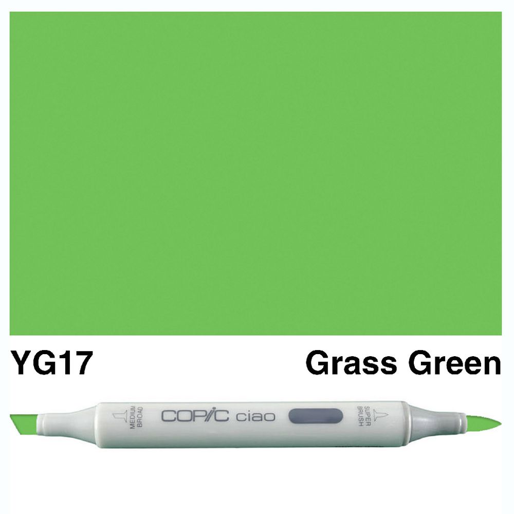 Copic Ciao Dual Nib Marker YG17 Grass Green