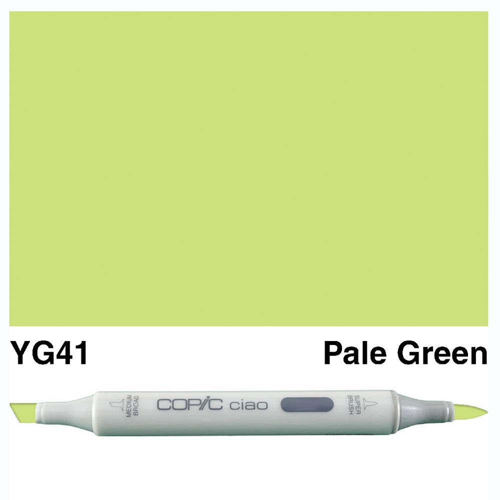 Copic Ciao Dual Nib Marker YG41 Pale Green