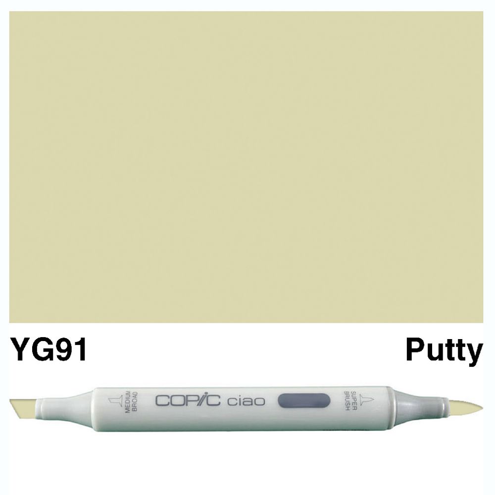 Copic Ciao Dual Nib Marker YG91 Putty