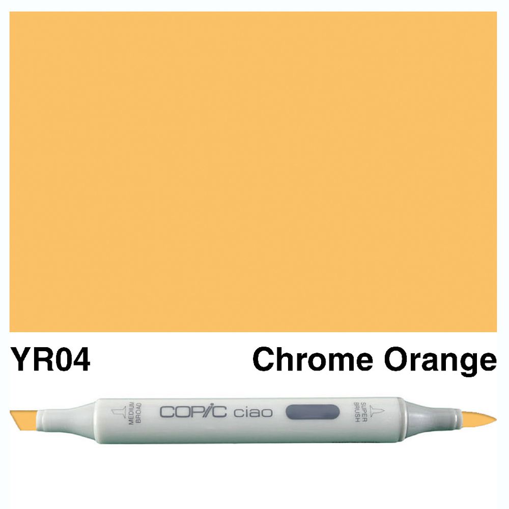 Copic Ciao Dual Nib Marker YR04 Chrome Orange