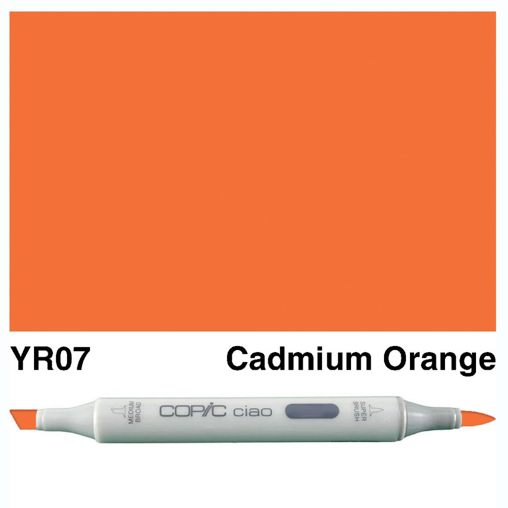 Copic Ciao Dual Nib Marker YR07 Cadmium Orange