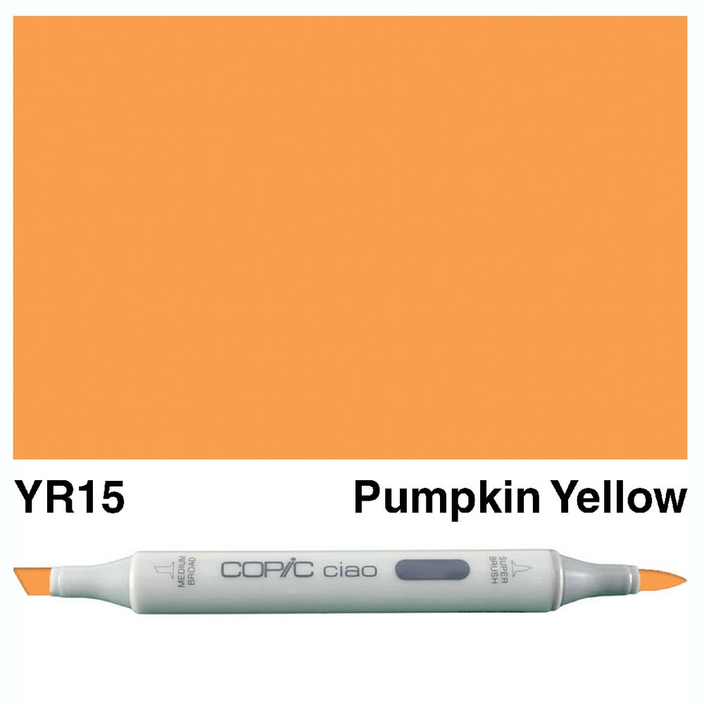 Copic Ciao Dual Nib Marker YR15 Pumpkin Yellow