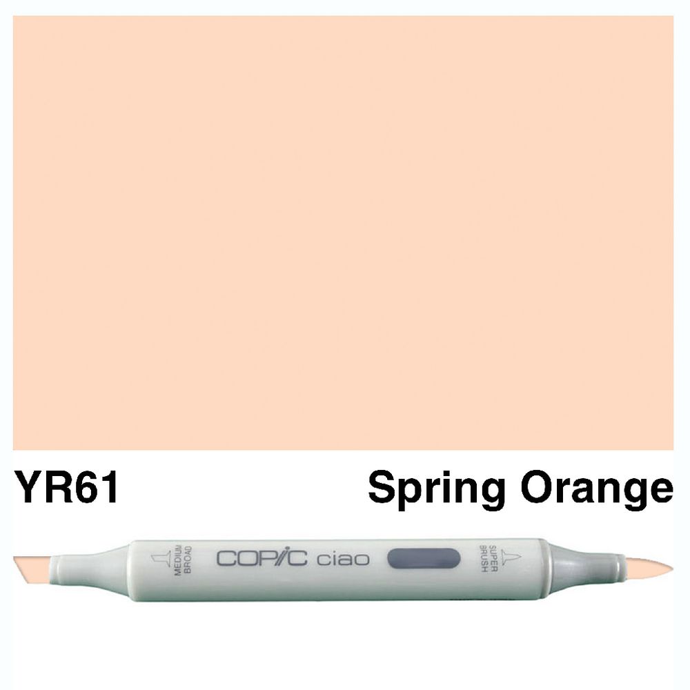 Copic Ciao Dual Nib Marker YR61 Spring Orange