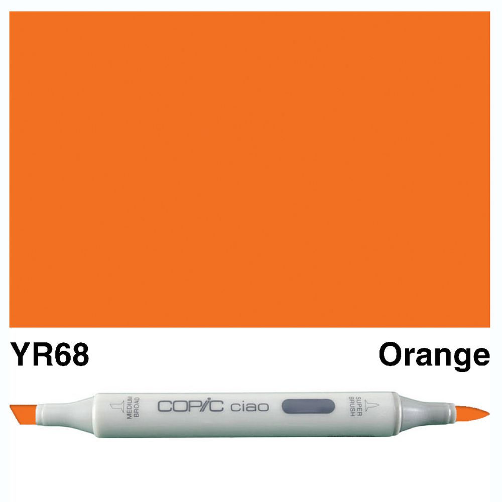 Copic Ciao Dual Nib Marker YR68 Orange