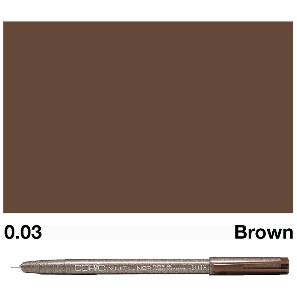 Copic Multiliner Marker 0.03mm Brown