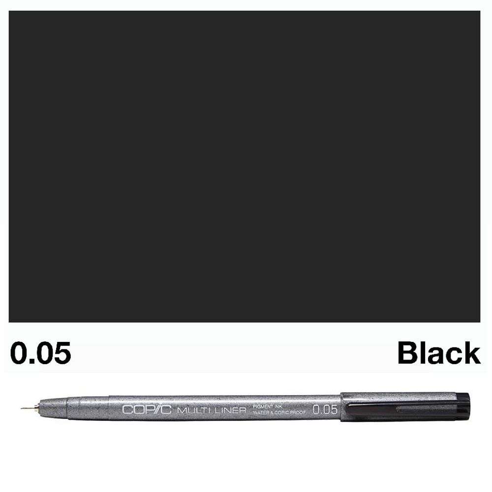 Copic Multiliner Marker 0.05mm Black