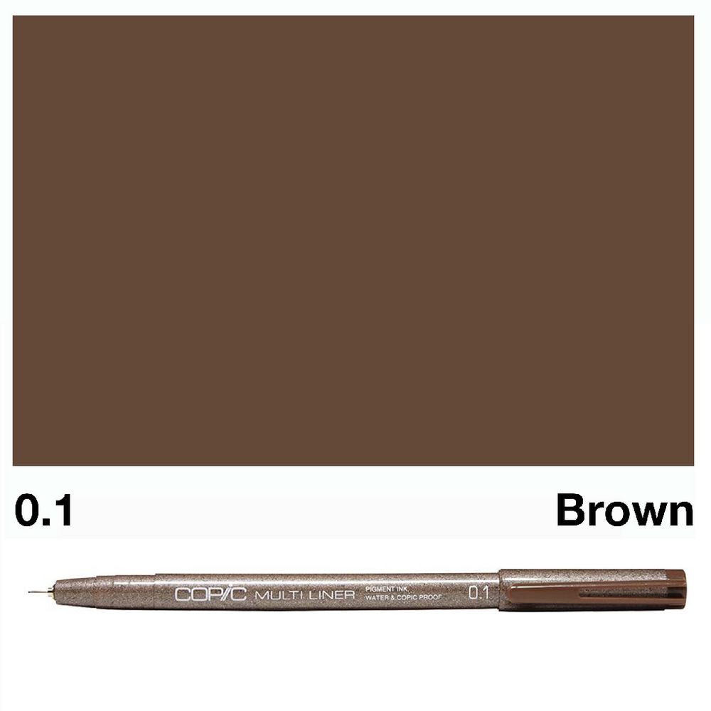 Copic Multiliner Marker 0.1mm Brown
