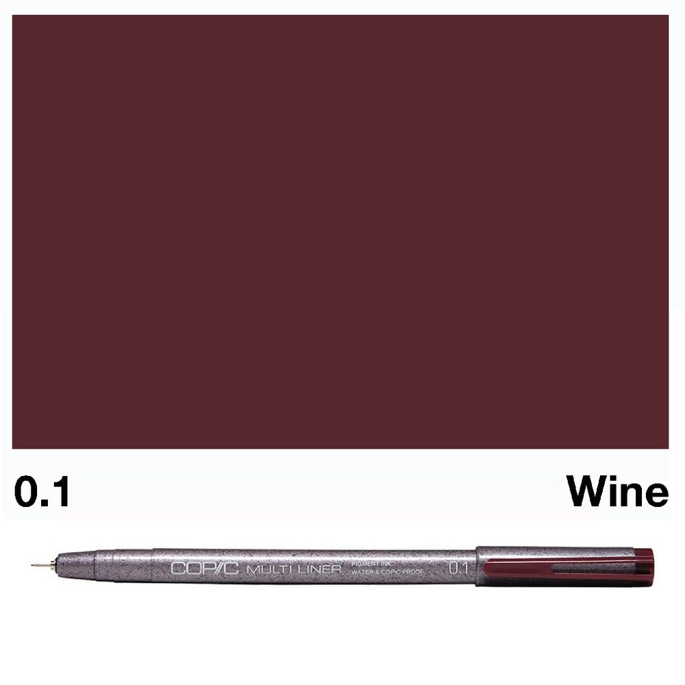 Copic Multiliner Marker 0.1mm Wine