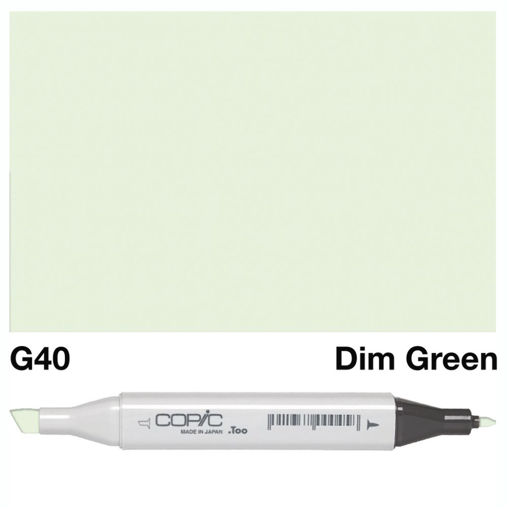 Copic Original Dual Nib Marker G40 Dim Green