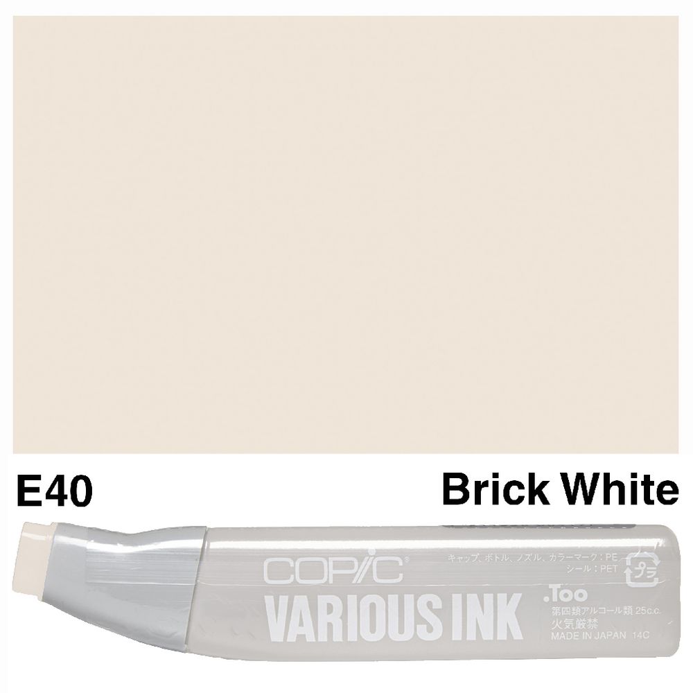 Copic Ink 25cc Brick White
