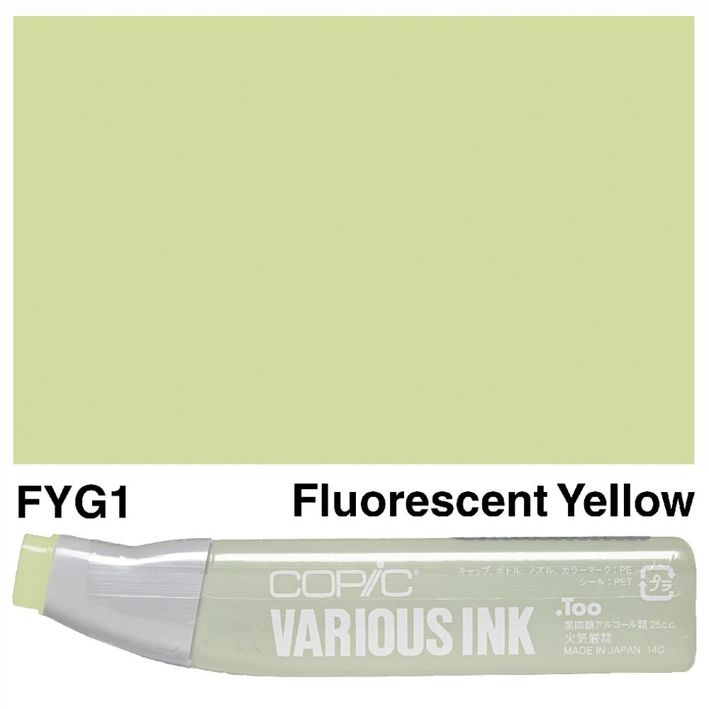 Copic Ink 25cc Fluro Yellow