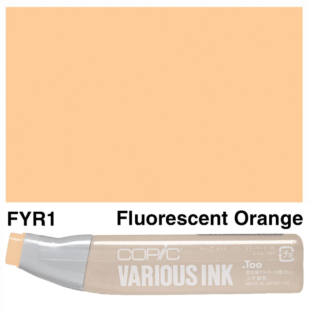Copic Ink 25cc Fluro Orange