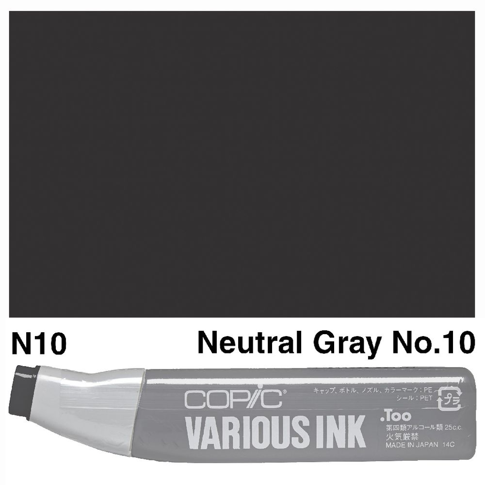 Copic Ink 25cc Neutral Gray 10