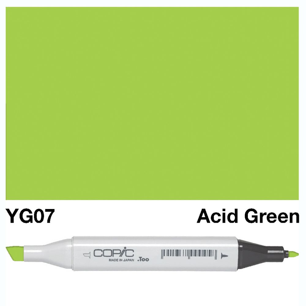 Copic Original Dual Nib Marker YG07 Acid Green